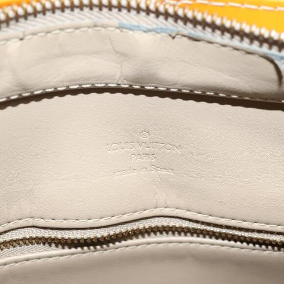 LOUIS VUITTON Monogram Vernis Houston Hand Bag Beige M91004 - Picture 10 of 16